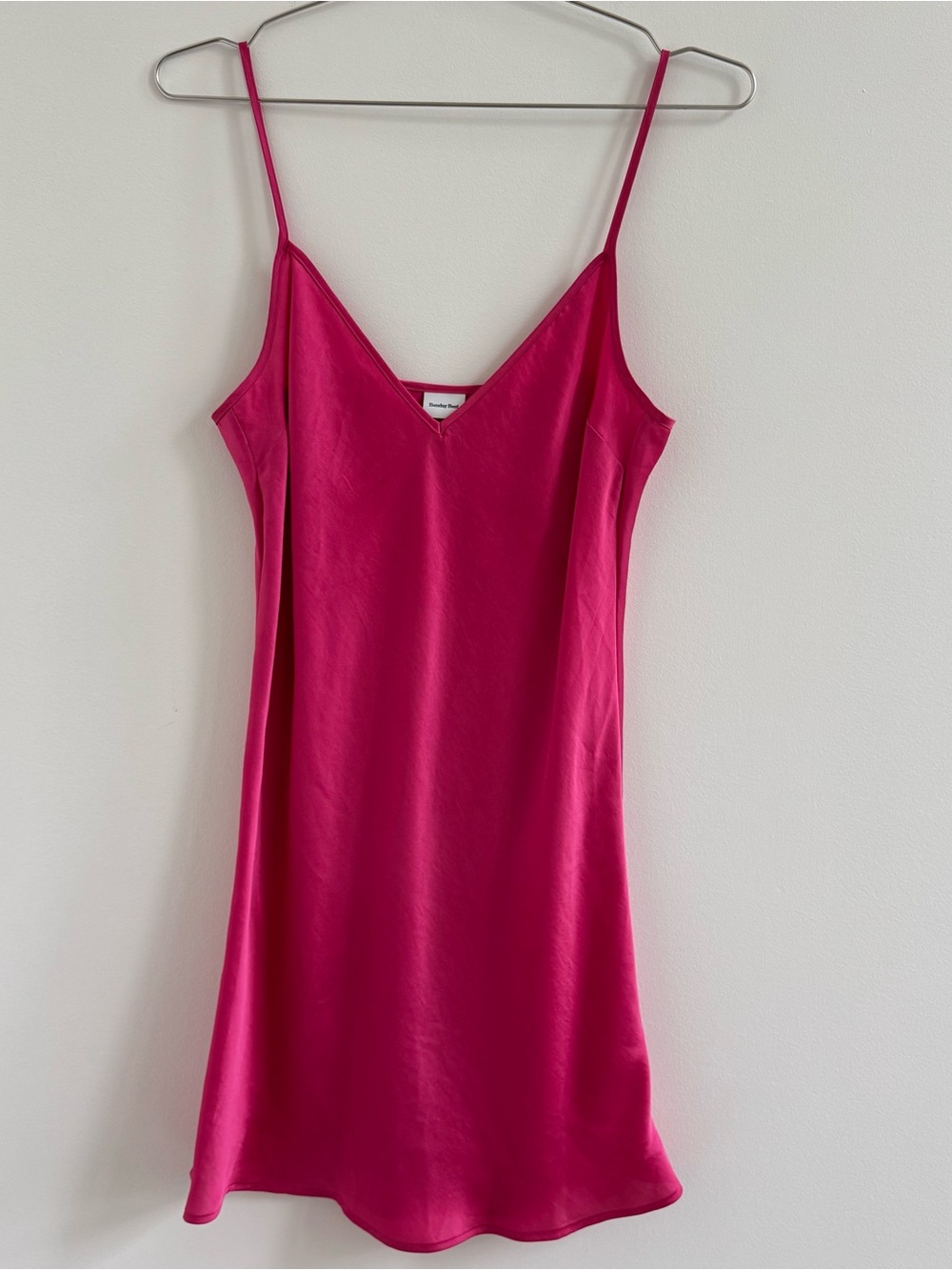 Sunday Best Hot Pink Slip Dress